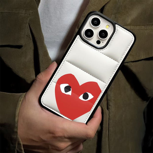 Urban Puffer iPhone Case �Heart Design