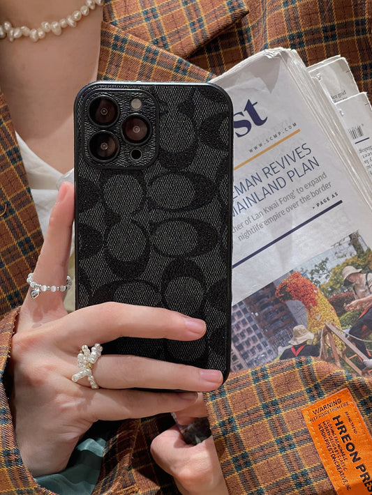 Coach iPhone Case Black -QB240402