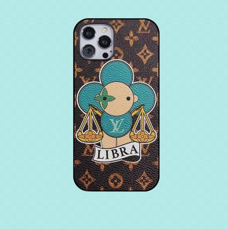 Libra Love Painted iPhone Case Custom made