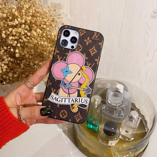 Sagittarius Love Painted iPhone Case Custom made