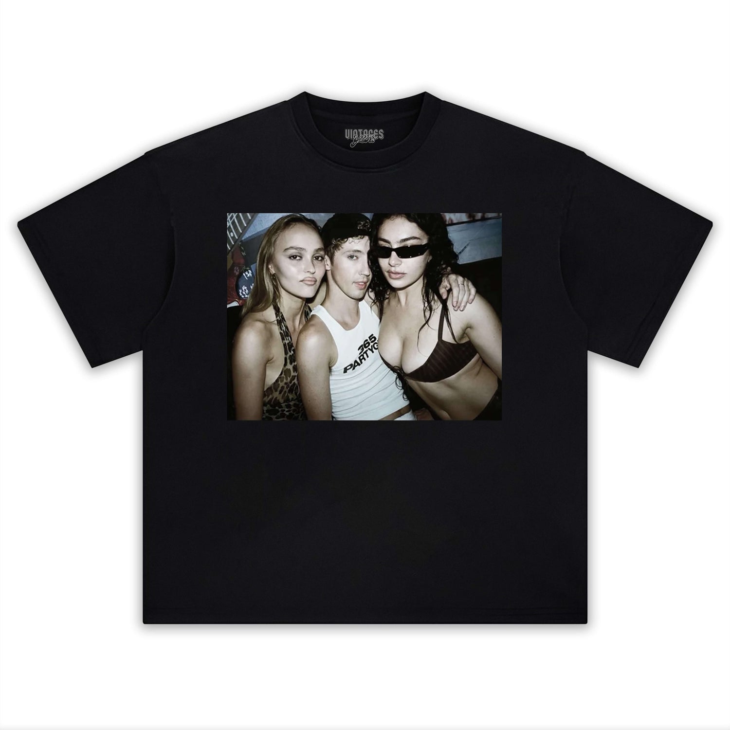 CHARLI XCX & LILY-ROSE DEPP & TROYE SIVAN TEE