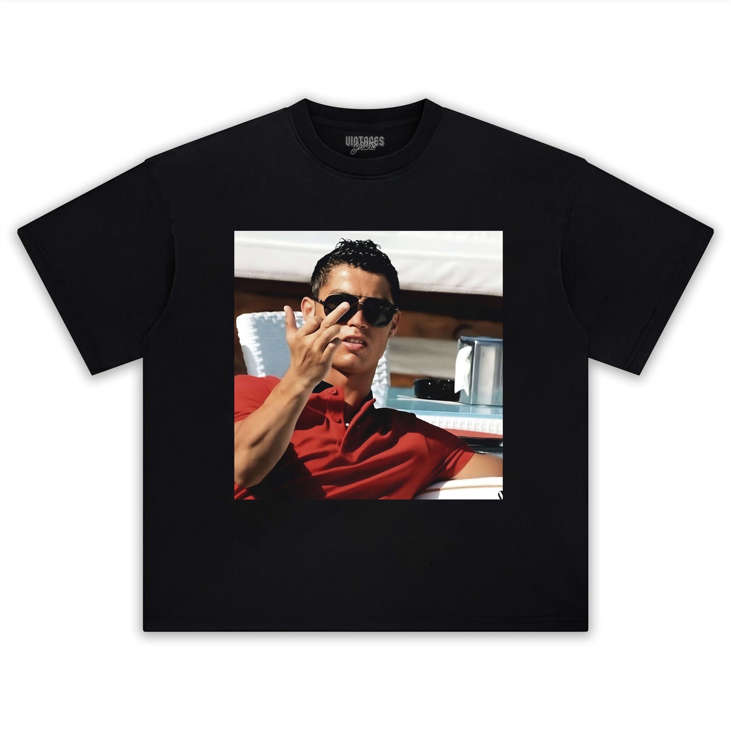 CRISTIANO RONALDO MIDDLE FINGER TEE