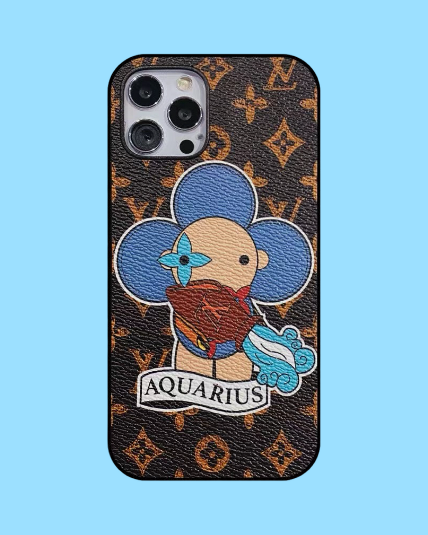 Aquarius Love Painted iPhone Case Custom made