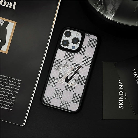 Lou Black Corner iPhone Case