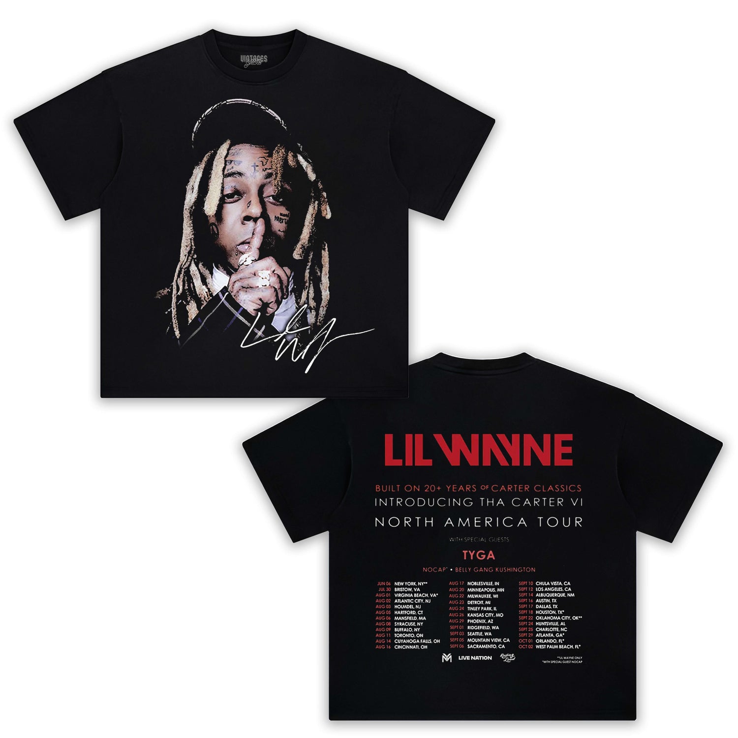 LIL WAYNE 2025 TOUR V2 TEE