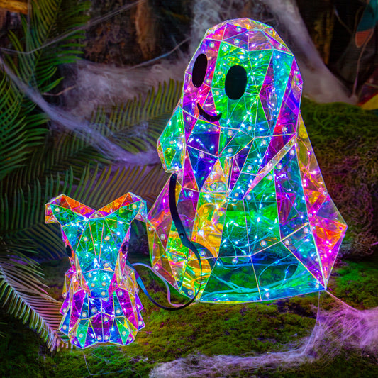 Rainbow Ghost & Pup – Halloween Lig