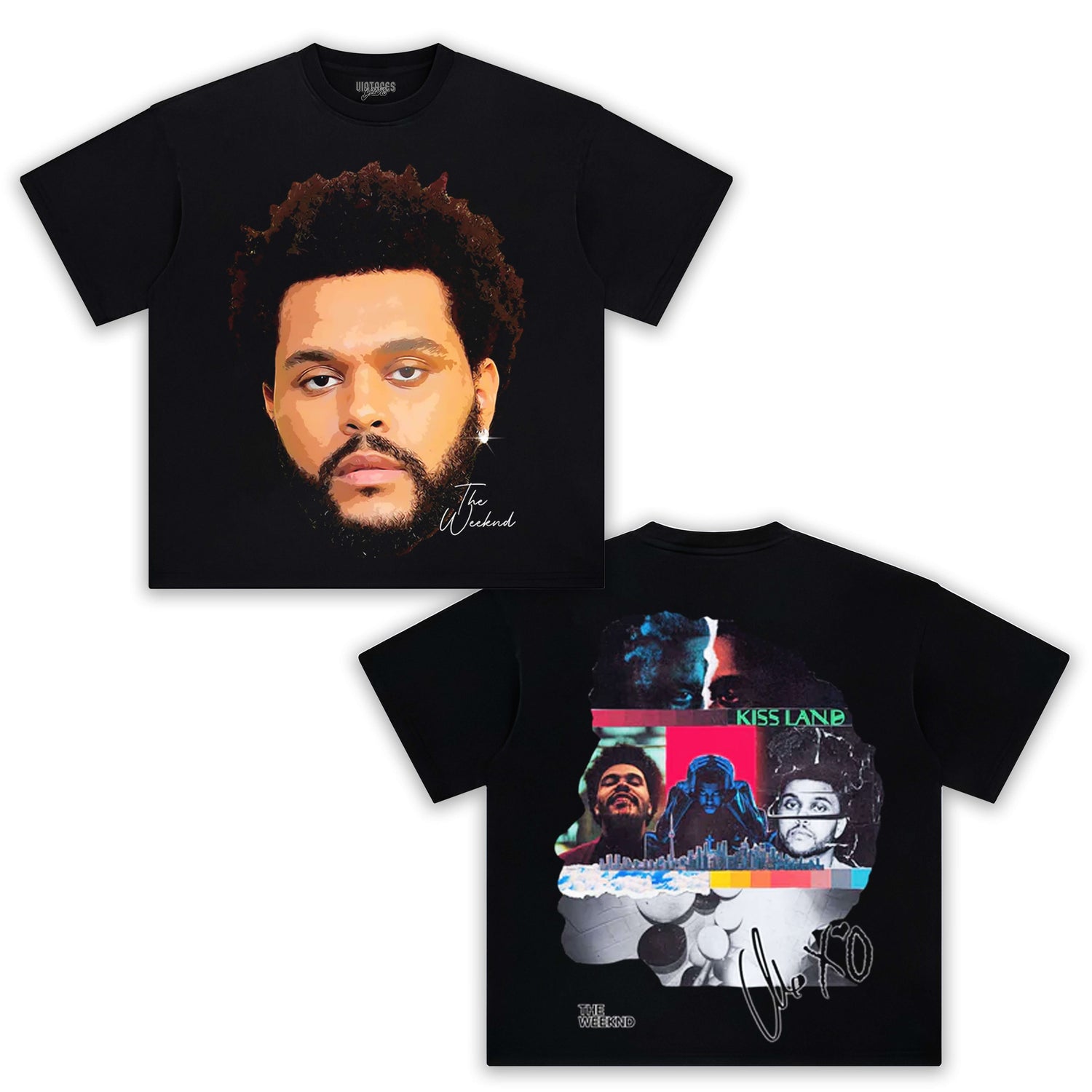 THE WEEKND & HEAD COLLAGE 3.0 TEE