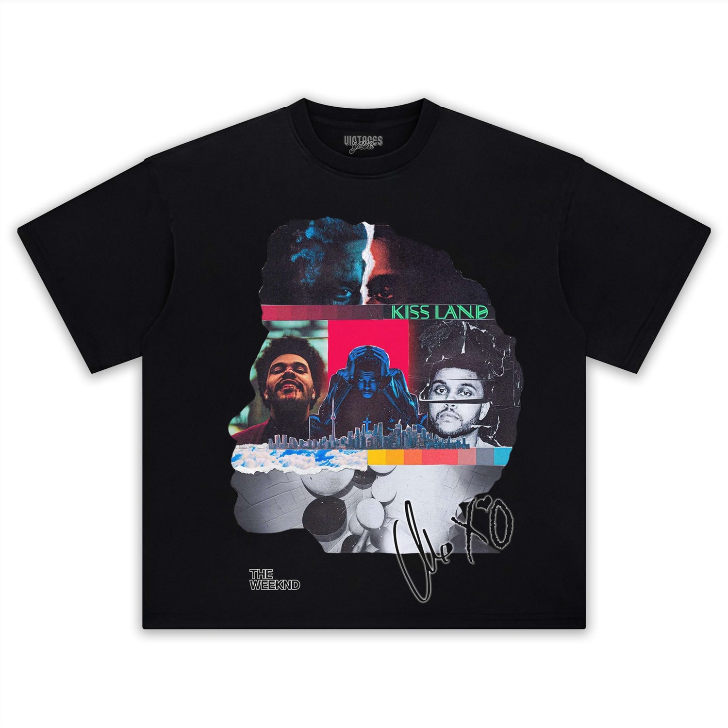 THE WEEKND & HEAD COLLAGE TEE