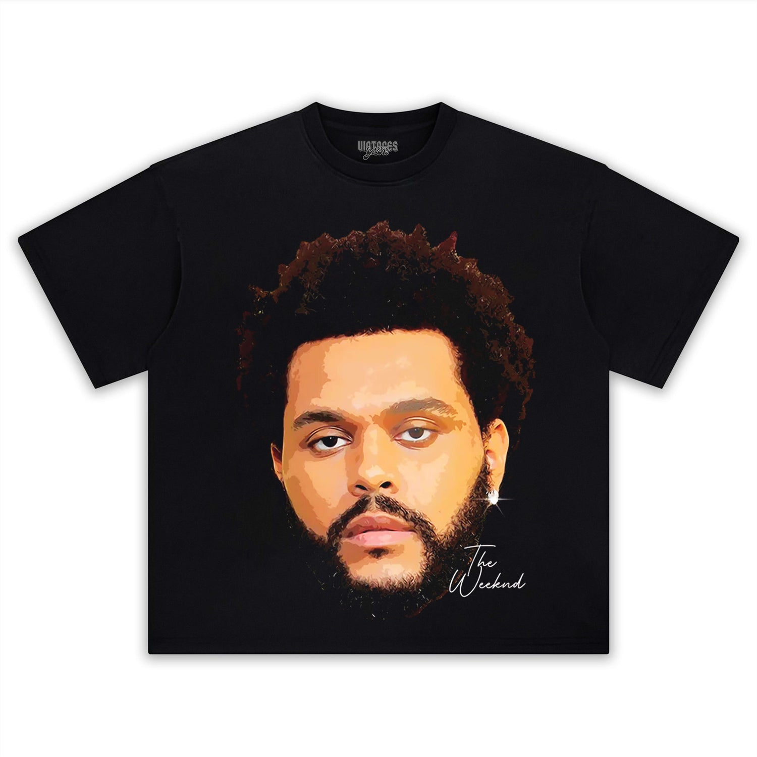 THE WEEKND BIG FACE TEE 2025 Y2K