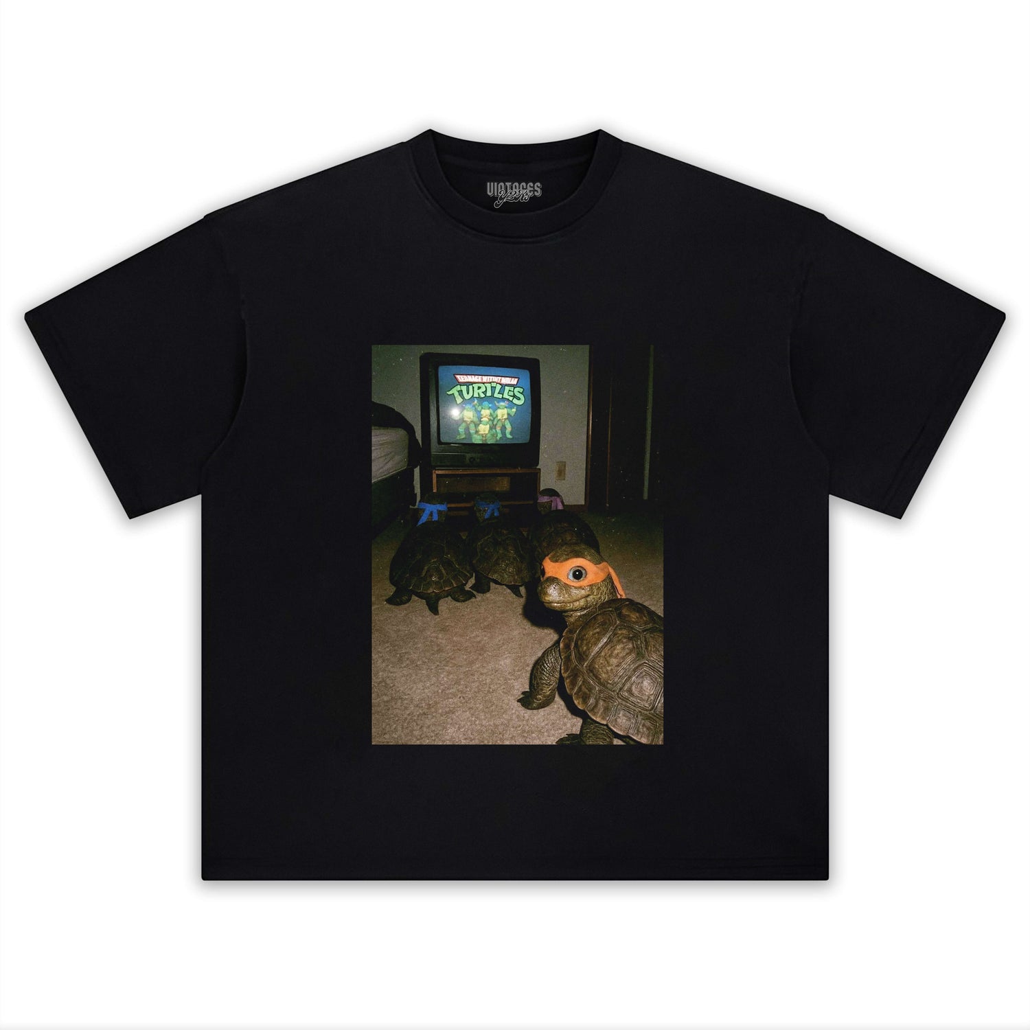 VINTAGE REAL TURTLES & NINJA TURTLES TEE