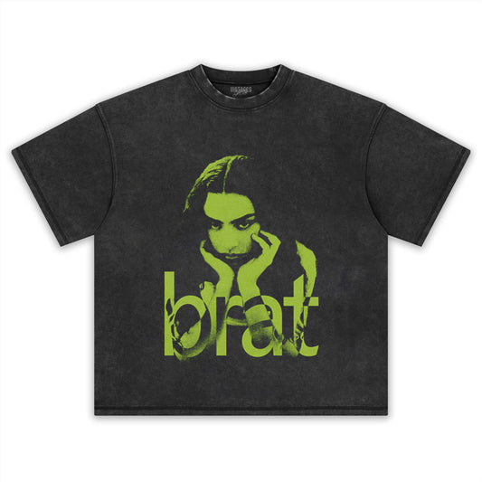 CHARLI XCX BRAT Y2k TEE