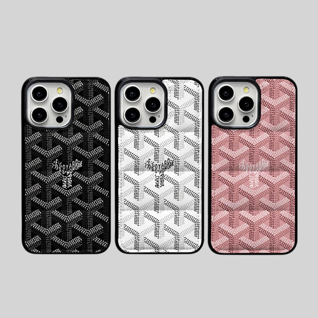 Patterned luxury Puffer iPhone case