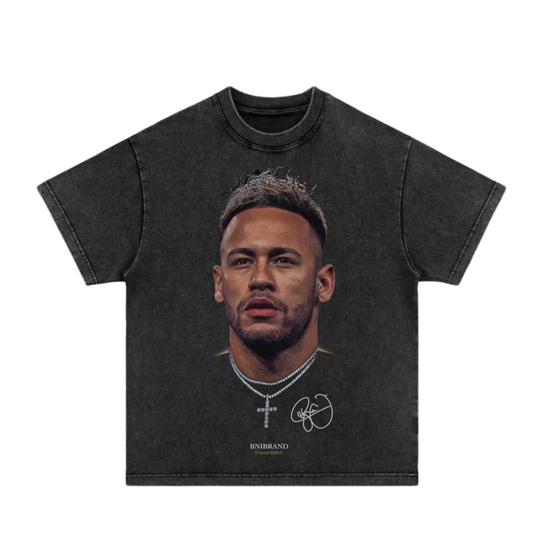 Neymar da Silva New-TEE-FACE-Fotbal