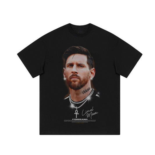 Lionel Messi New-TEE-FACE-Fotbal