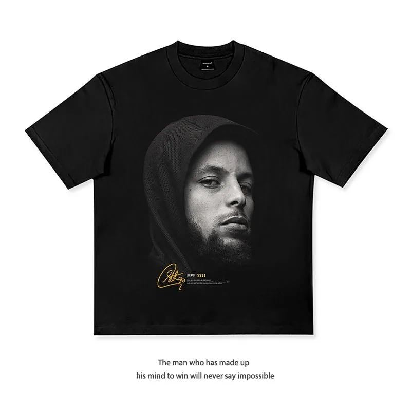 ステフィン・カリー New-TEE-FACE-NBA 2025