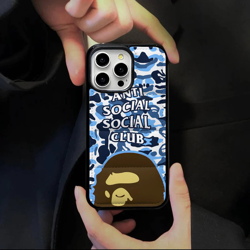 Camo x Ape Design Collab Puffer iPhone case