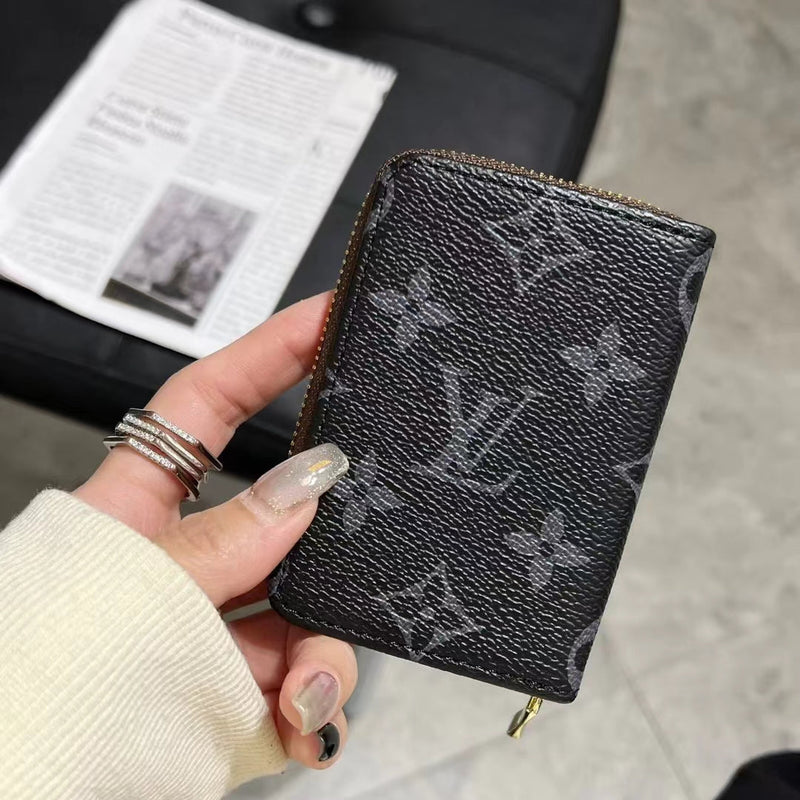 Luxury Monogram Zipper Wallet Collection – LV, GG, and BBR