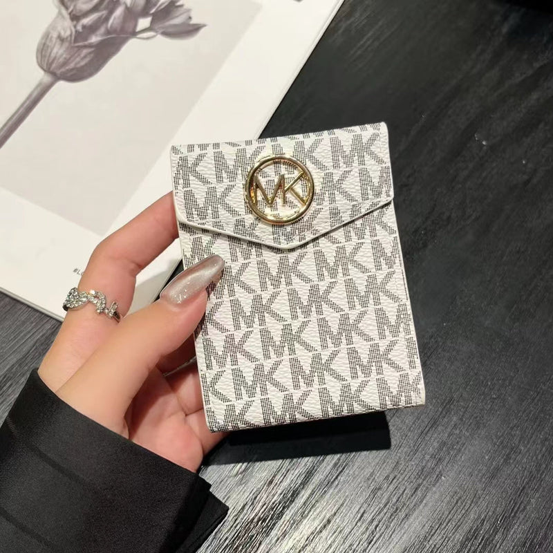 Luxury MK & CO -Inspired Monogram Card Holder Wallets