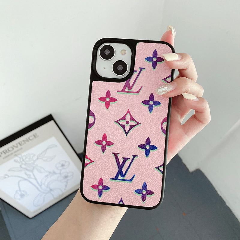 Lou Color Leather iPhone Case