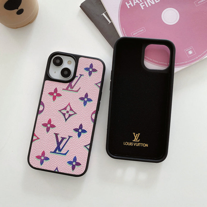 Lou Color Leather iPhone Case