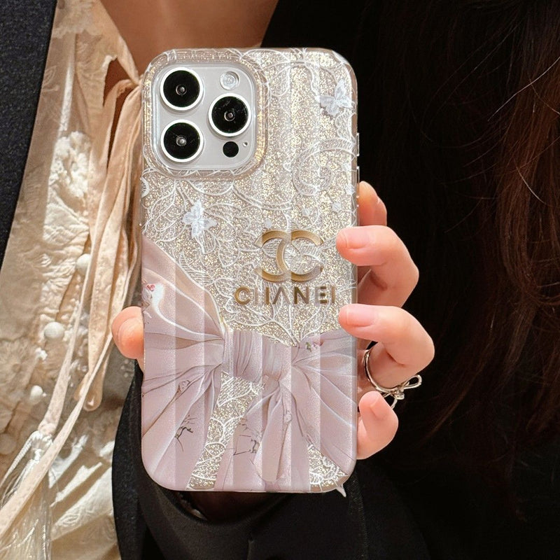 Iridescent Dreams – Holographic LV-Inspired iPhone Case