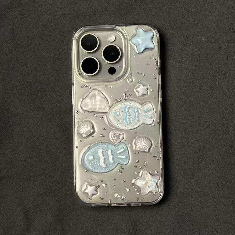 Ocean Fish Clear iPhone Case
