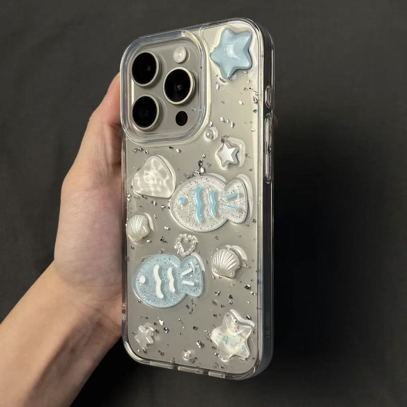 Ocean Fish Clear iPhone Case