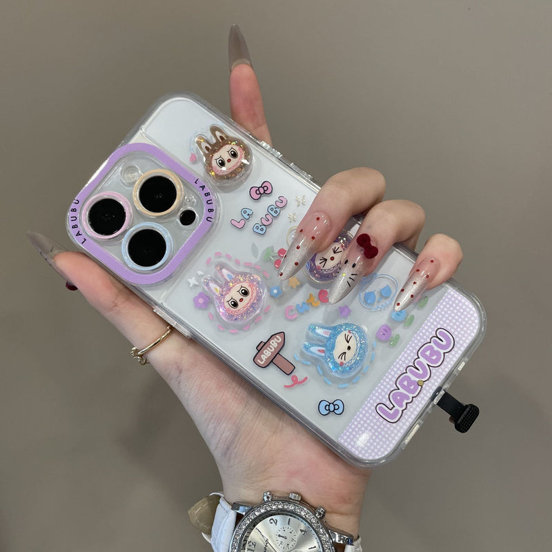 Glow - in - the - Dark Labubu Themed iPhone Case