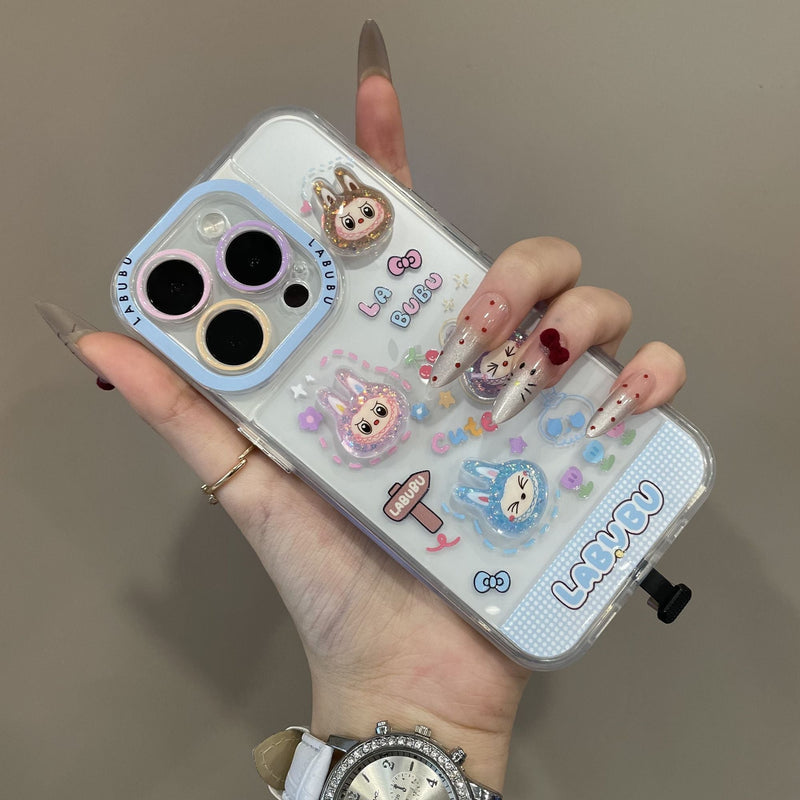 Glow - in - the - Dark Labubu Themed iPhone Case