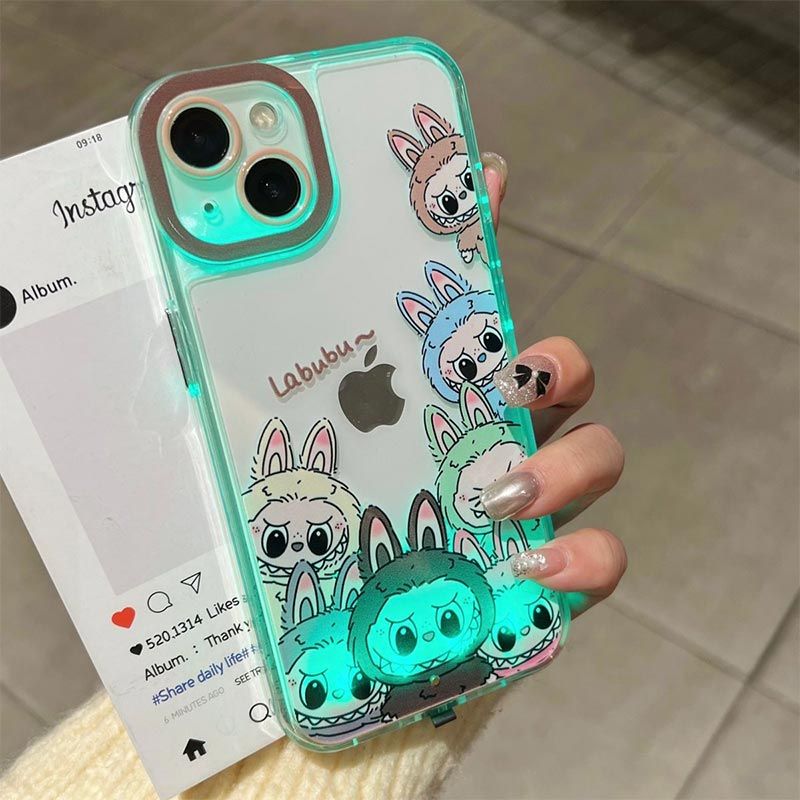 Glow - in - the - Dark Labubu Themed iPhone Case