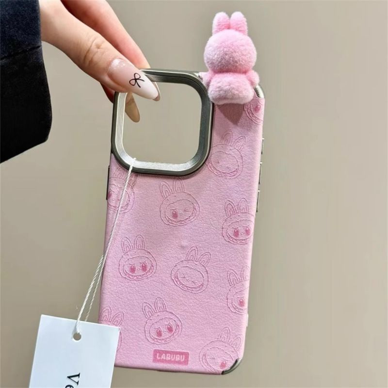 Labubu Plushie - Adorned iPhone Case: Cuteness Meets Protection