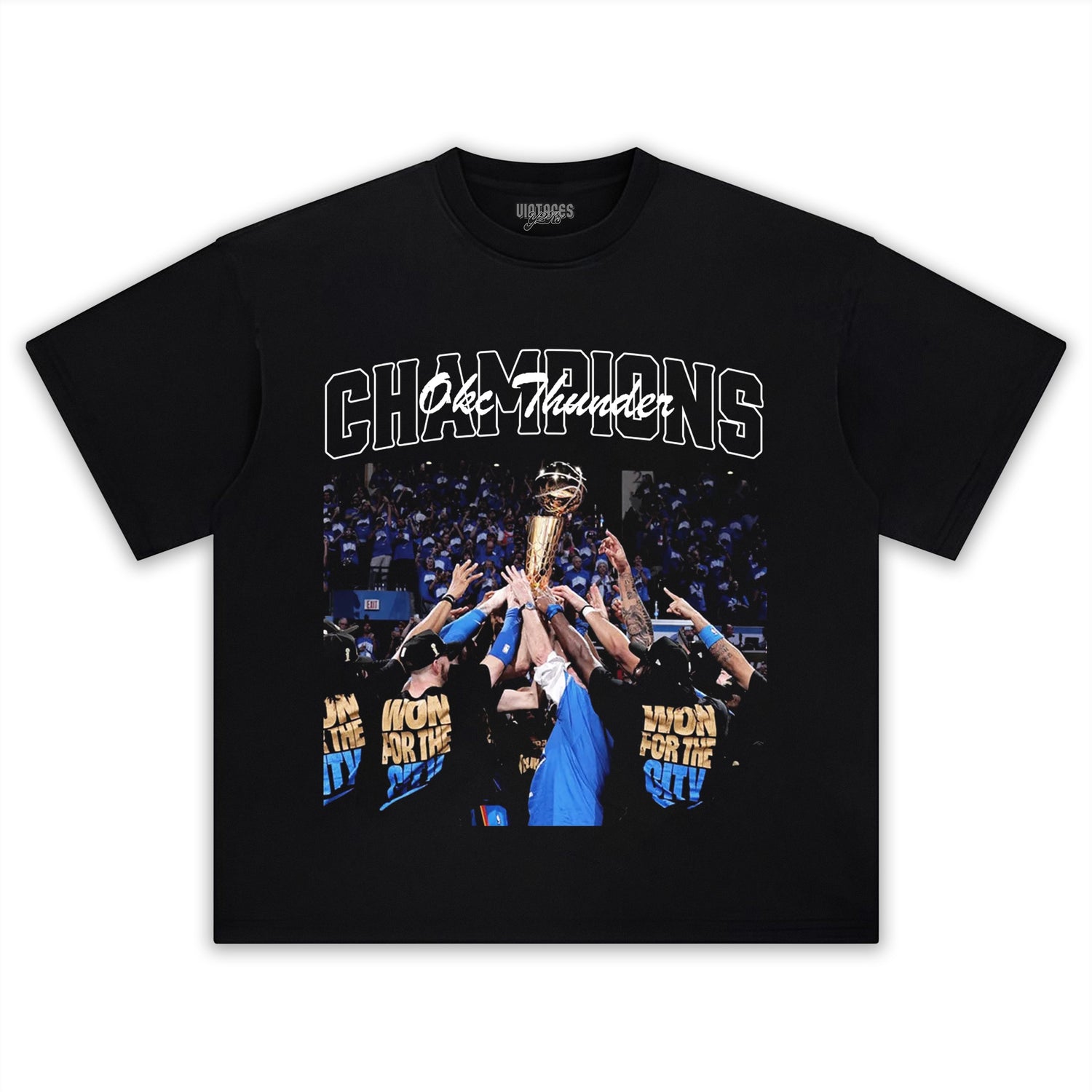 2025 OKLAHOMA CITY THUNDER  y2k TEE
