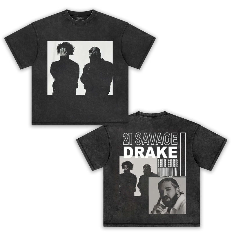 21 SAVAGE & DRAKE TEE 1.0