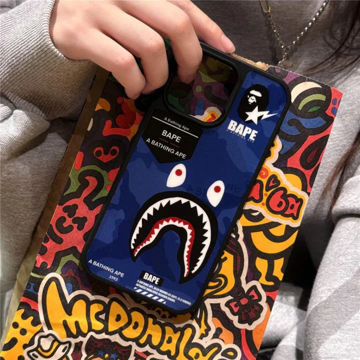 Side design Sad Face iPhone Case
