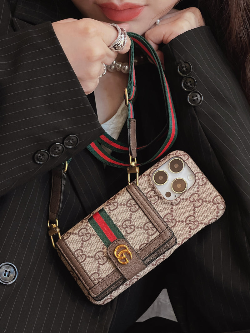 Card Bag Crossbody iPhone Case