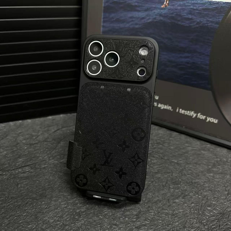 Luxury Embossed Pattern Phone Case – Dual-Tone Premium Protection 💎📱