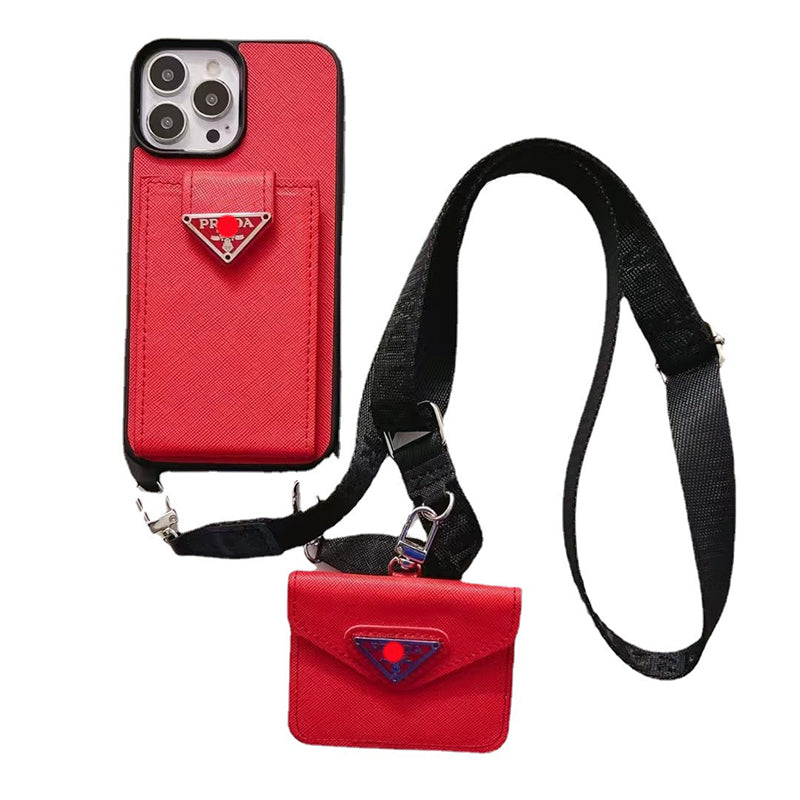 Pra Leather Chain iPhone Case