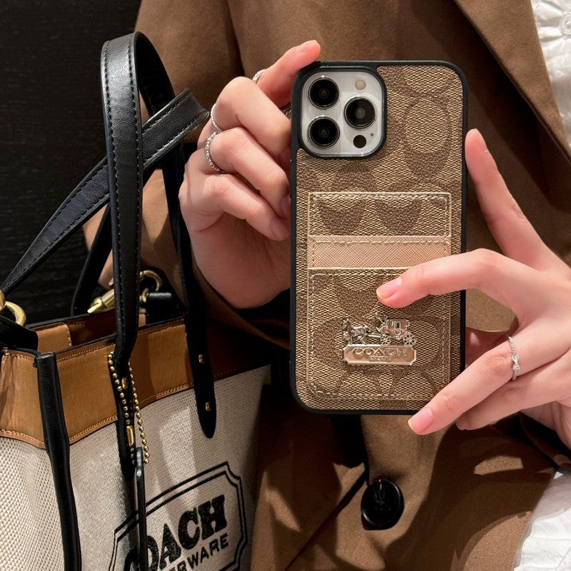 Coa Card Bag Leather iPhone Case