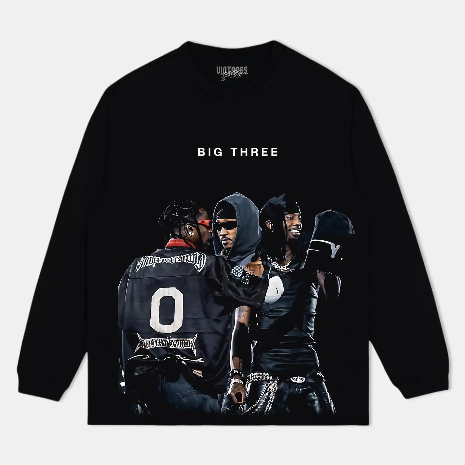 MUSIC BIG THREE LONG SLEEVES