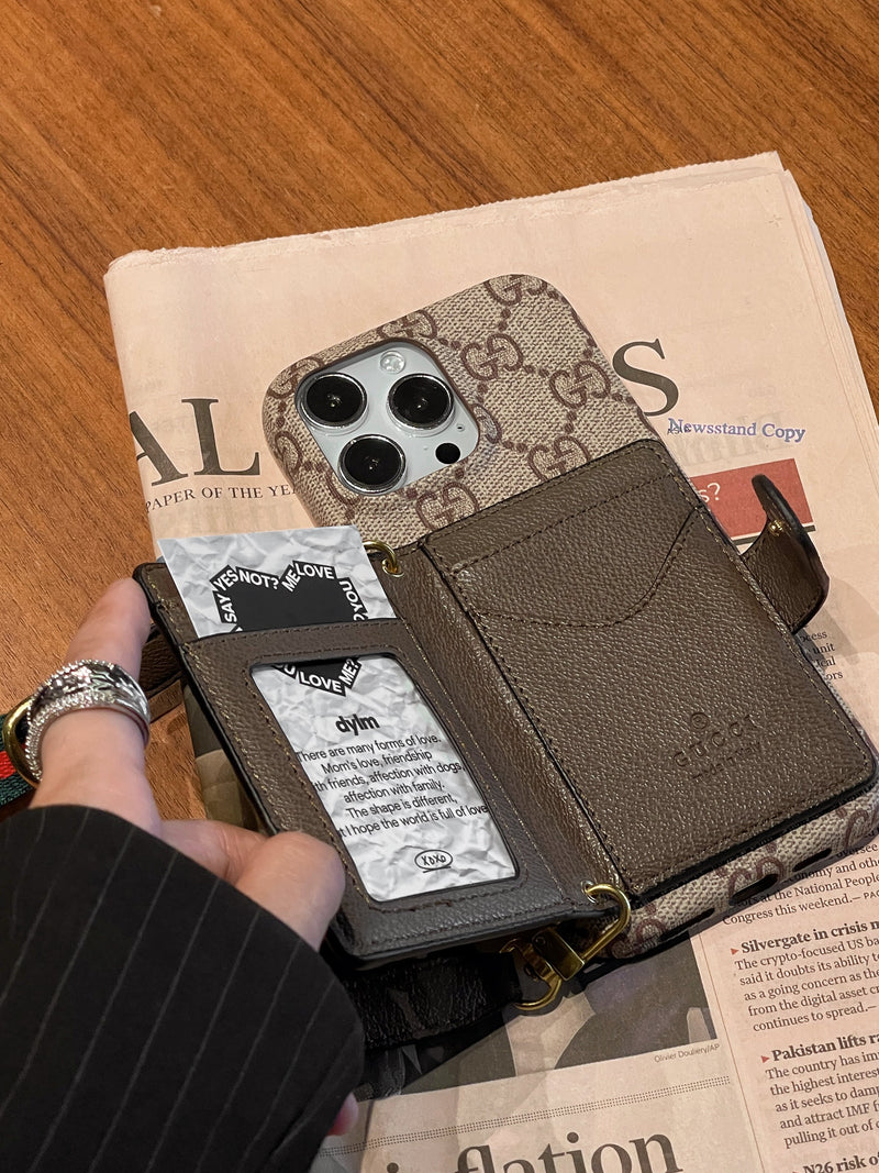 Card Bag Crossbody iPhone Case