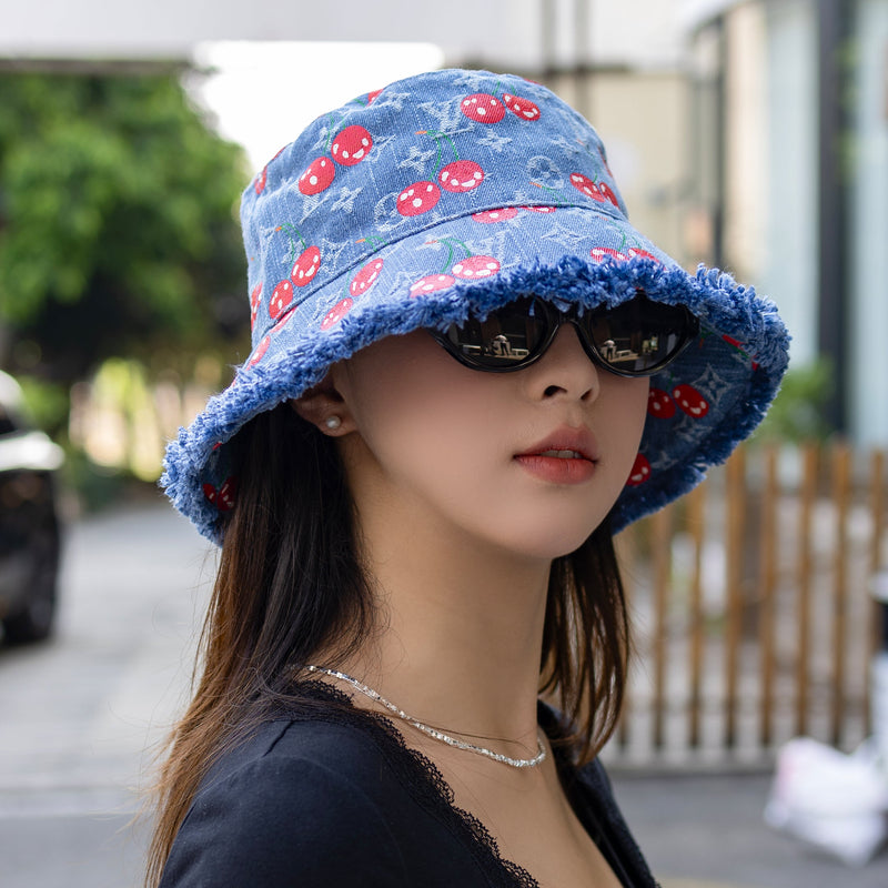 Cute Cherry Pattern Hat, A Must-Have for Fashionistas