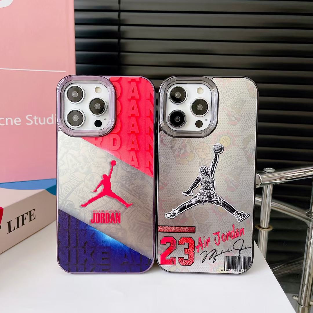 Jumpman 23 Design Silver iPhone Case