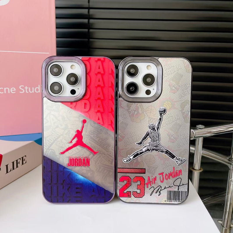 Jumpman 23 Design Silver iPhone Case