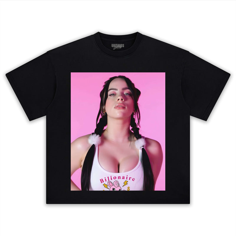 BILLY EILISH PINK TEE
