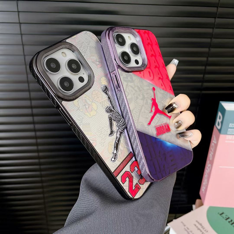 Jumpman 23 Design Silver iPhone Case