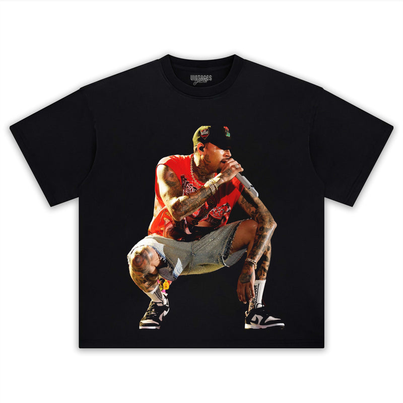 CHRIS BROWN CONCERT HIGHLIGHTS V8 TEE
