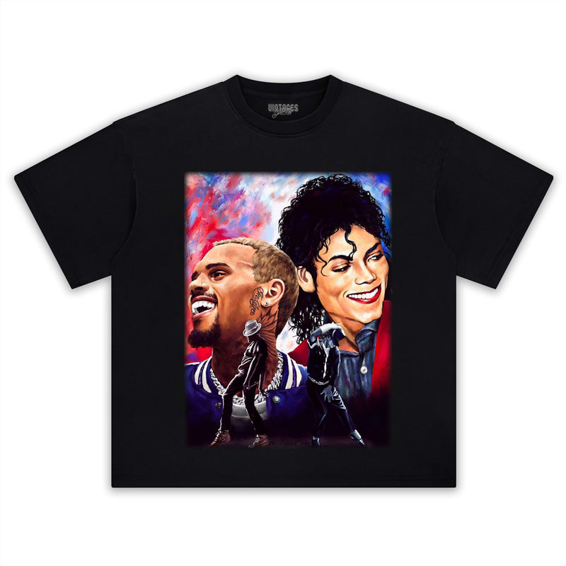 CHRIS BROWN & MICHAEL JACKSON TEE