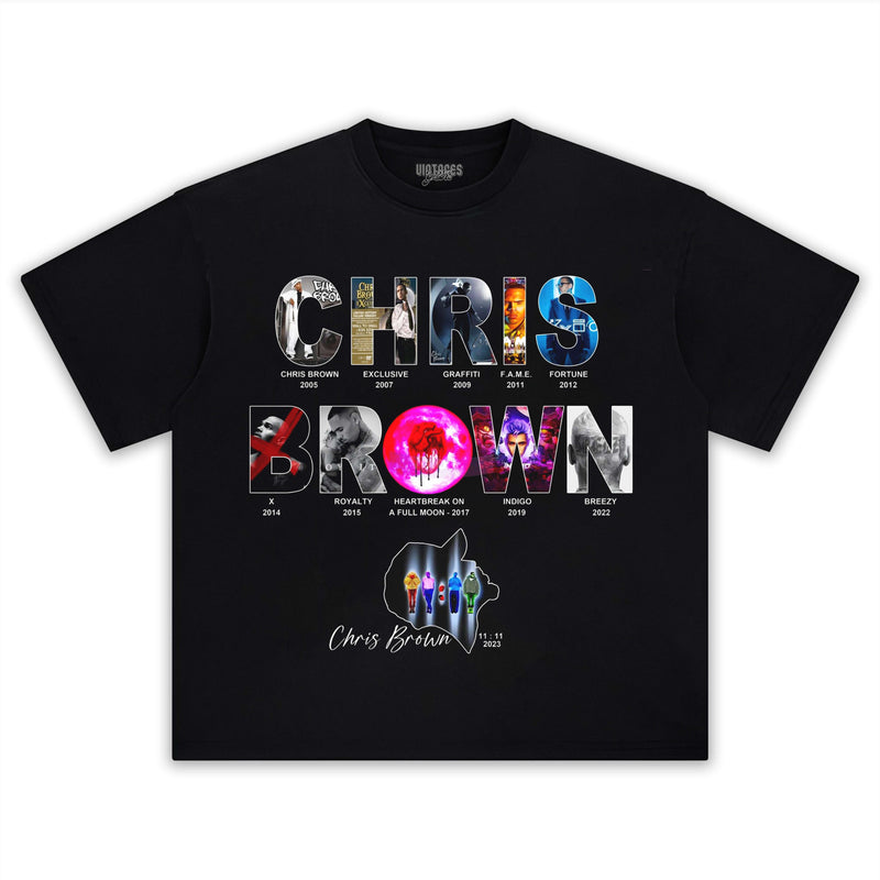 CHRIS BROWN ALBUM TEE