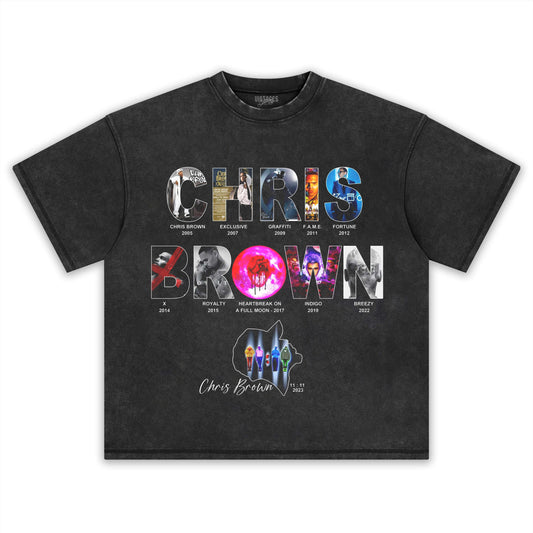 CHRIS BROWN ALBUM TEE