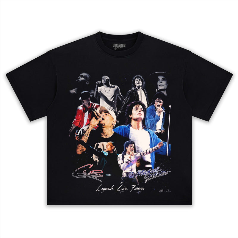 CHRIS BROWN & MICHAEL JACKSON V2 TEE